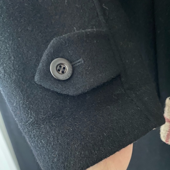 Burberry black cashmere coat with nova check inside - perfect condition 💕 - Picture 8 of 15